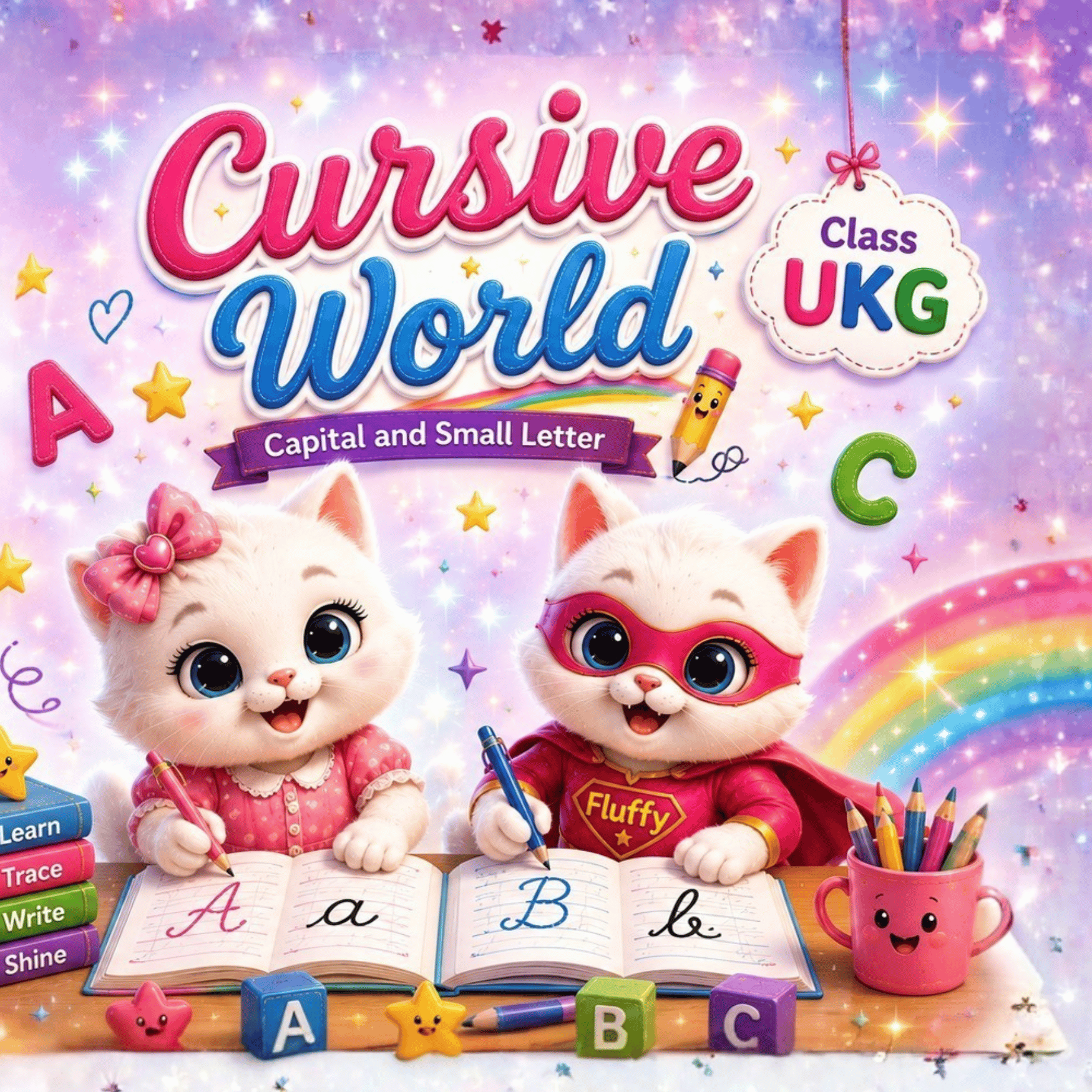 Cursive World UKG – Toffy & Fluffy