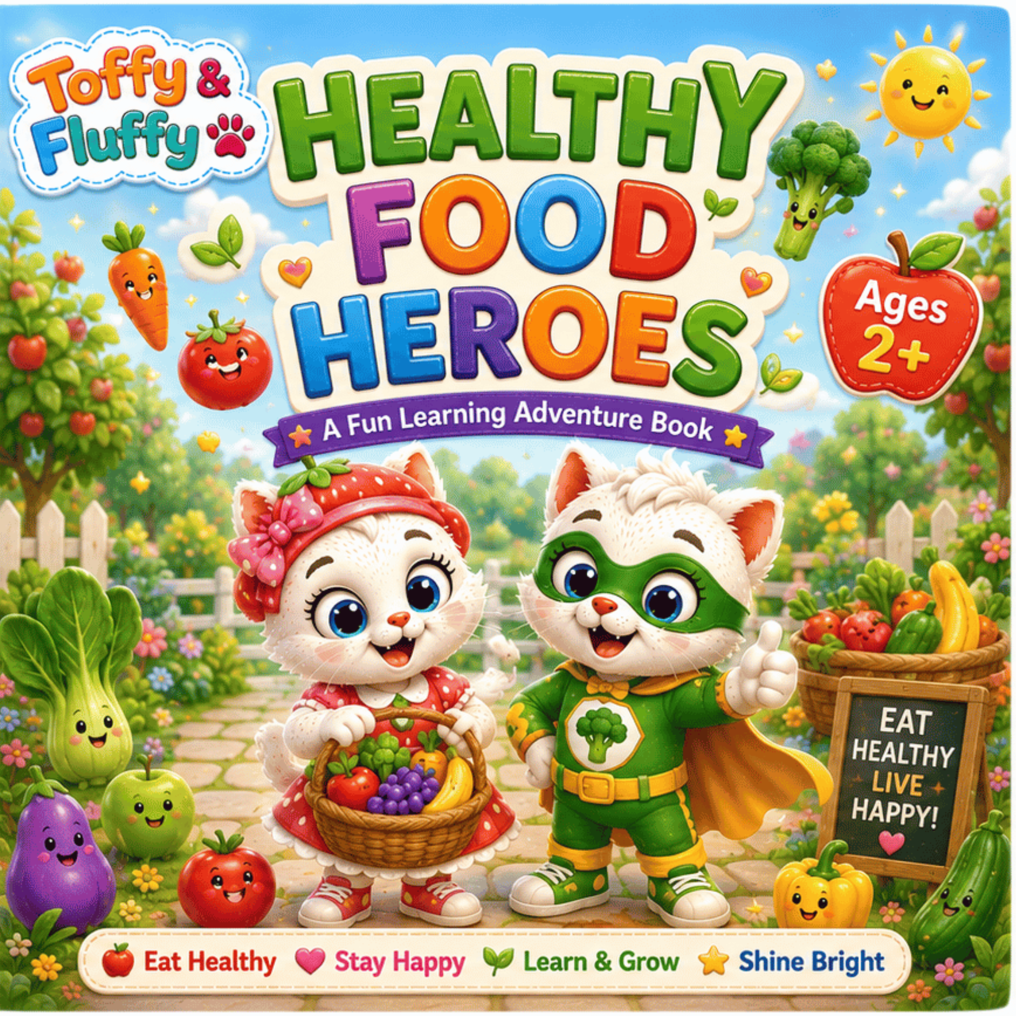 Healthy Food Heroes - A Fun Learning Adventure Book