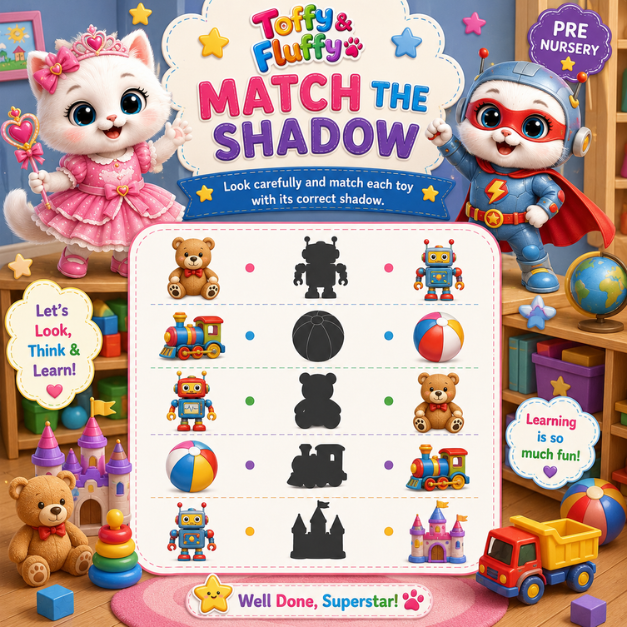 Match the Shadow – UKG Activity Sheet - A4